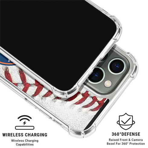 MLB Houston Astros Game Ball iPhone 16 Pro Clear Case